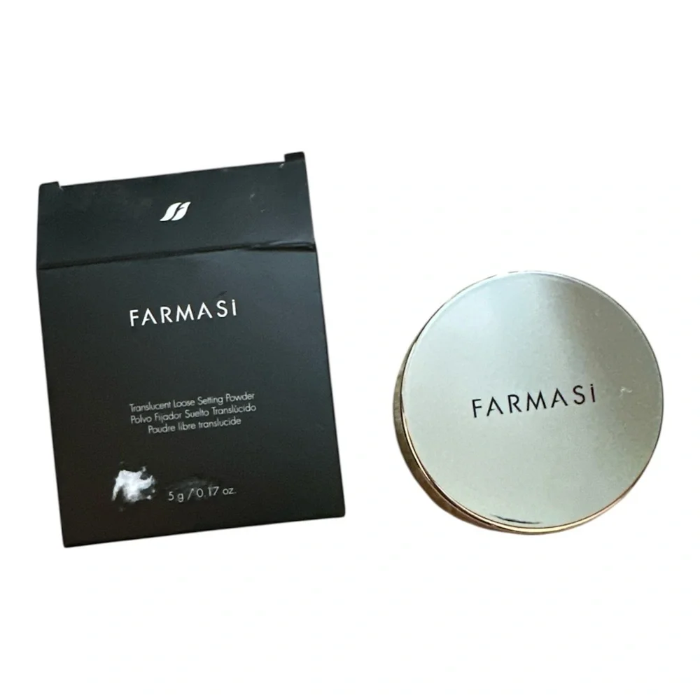 Farmasi Loose Setting Powder in Black and Silver